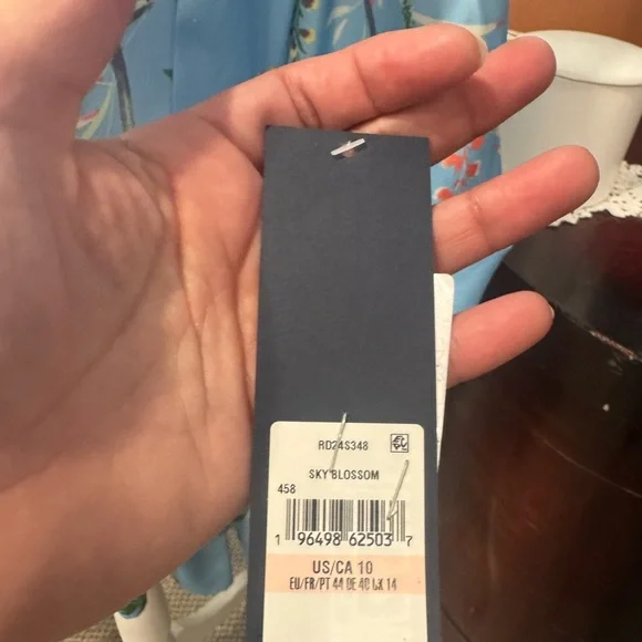 RACHEL Rachel Roy Floral Blue Dress - Picture 7 of 11